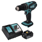 Makita DHP 456 RT1 Akku Schlagbohrschrauber 18 V 50 Nm + 1x Akku 5,0 Ah + Ladegerät