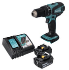 Taladro percutor inalámbrico Makita DHP 456 RT 18 V 50 Nm + 2x baterías 5,0 Ah + cargador