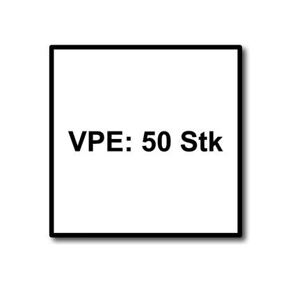 HECO MULTI MONTI plus F Vite di ancoraggio 7,5 x 120 mm - 50 pz. ( 48519 ) Vite per calcestruzzo, testa svasata, T-Drive, zincata blu, A2K