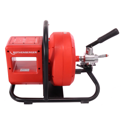 Rothenberger RODRUM VarioClean Akku Trommelmaschine 18 V ( 1000003348 ) + 1x Akku 8,0 Ah + Ladegerät + Duraflex Spirale - Toolbrothers