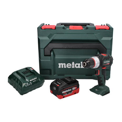 Metabo SB 18 LT BL Perceuse à percussion sans fil 75 Nm 18 V Brushless + 1x Batterie 5,5 Ah + Chargeur + Coffret metaBOX