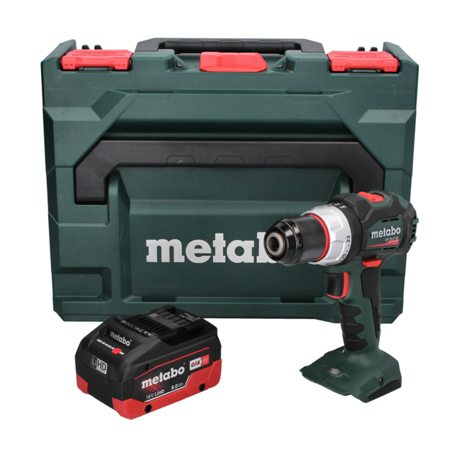 Metabo SB 18 LT BL Cordless Hammer Drill 75 Nm 18V Brushless + 1x Battery 8.0 Ah + MetaBOX Case - without charger