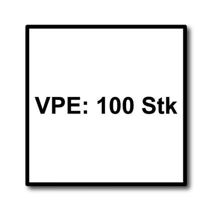 HECO MULTI MONTI plus F Screw Anchor, 7.5 x 60mm, Concrete screws, Countersunk head, T-Drive, Blue zinc-plated, A2K, 100 pcs. (2x 48511)