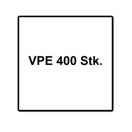 HECO MULTI MONTI plus F Schraubanker 5,0 x 40 mm 400 Stück ( 2x 54265 ) Betonschraube, Senkkopf, T-Drive, verzinkt blau, A2K - Toolbrothers