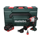 Metabo SB 18 LTX BL Q I Taladradora de percusión sin cable 18 V 130 Nm sin escobillas + 1x batería recargable 5,5 Ah + metaBOX - sin cargador