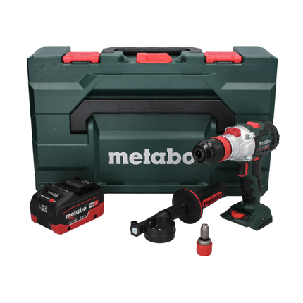 Metabo SB 18 LTX BL Q I Taladradora de percusión sin cable 18 V 130 Nm sin escobillas + 1x batería recargable 5,5 Ah + metaBOX - sin cargador