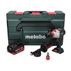 Perceuse à percussion sans fil Metabo SB 18 LTX BL QI 18 V 130 Nm sans balai + 1x batterie 5,5 Ah + métaBOX - sans chargeur