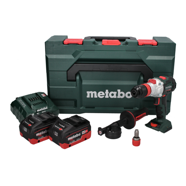 Metabo SB 18 LTX BL Q I Cordless impact drill 18 V 130 Nm brushless + 2x rechargeable battery 5.5 Ah + charger + metaBOX