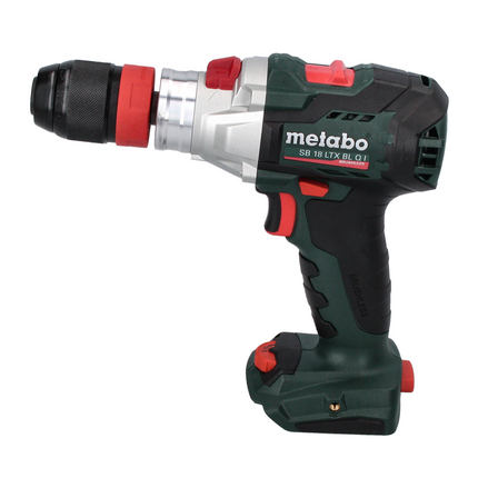 Metabo SB 18 LTX BL Q I Taladradora de percusión sin cable 18 V 130 Nm sin escobillas + 1x batería recargable 8,0 Ah + cargador + metaBOX