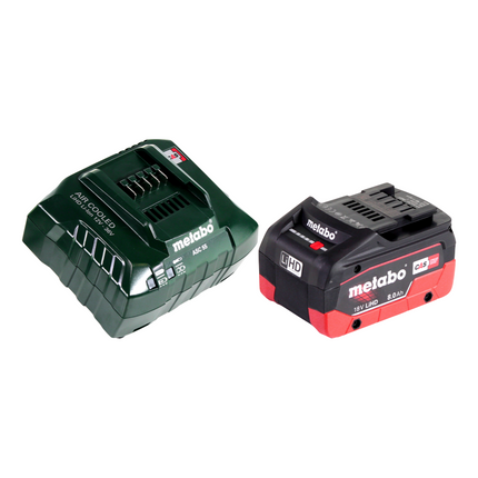 Metabo SB 18 LTX BL Q I Taladradora de percusión sin cable 18 V 130 Nm sin escobillas + 1x batería recargable 8,0 Ah + cargador + metaBOX