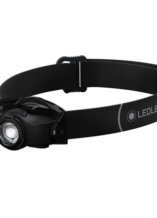 Lampe frontale LED Ledlenser MH4 400 lm IPX4 noir (502151) + 1x batterie + 1x câble de charge