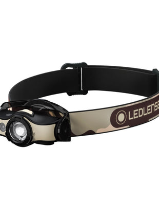 Ledlenser MH4 LED Stirnlampe 400 lm IPX4 Schwarz / Sand ( 502152 ) + 1x Akku + 1x Ladekabel