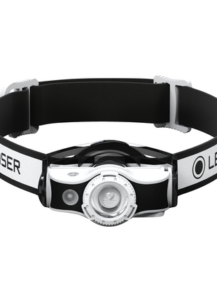 Linterna frontal LED Ledlenser MH5 400 lm IPX4 blanco / negro (502146) + 1x batería + 1x cable de carga