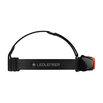 Ledlenser MH7 LED Lampada frontale 600 lm IPX4 nera / arancione ( 502153 ) + 1x Batteria + 1x Cavo di carica