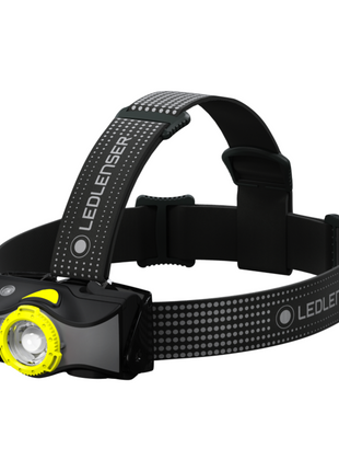 Linterna frontal LED Ledlenser MH7 600 lm IPX4 negro / amarillo (502154) + 1x batería + 1x cable de carga