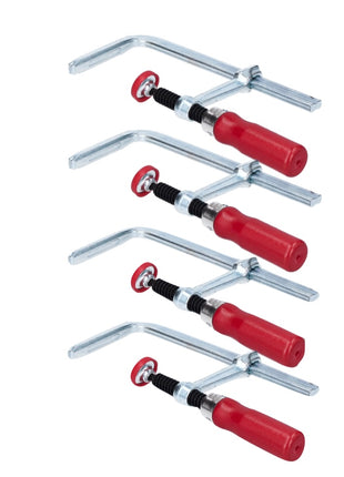 Bessey GTR 12 Set 4x Ganzstahl Tischzwinge mit Hebelgriff Zwinge 120 / 60 mm