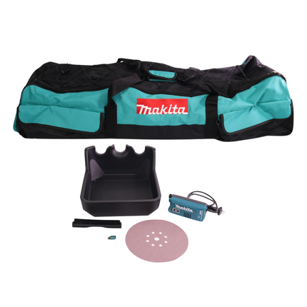 Lijadora de cuello largo a batería Makita DSL 800 ZX 18 V 225 mm sin escobillas + accesorios + bolsa - sin batería, sin cargador