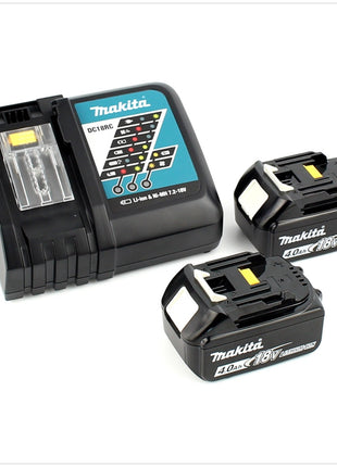 Makita Power Source Kit 18 V ( 197490-7 ) mit 2x BL1840B Akku 4,0 Ah + DC18RC Ladegerät - Toolbrothers