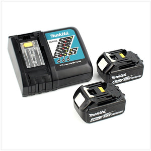 Makita Power Source Kit 18 V ( 197490-7 ) mit 2x BL1840B Akku 4,0 Ah + DC18RC Ladegerät