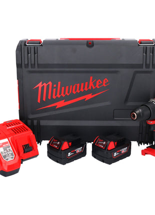 Milwaukee M18 BLPD2-502X Akku Schlagbohrschrauber 18 V 82 Nm Brushless + 2x Akku 5,0 Ah + Ladegerät + HD Box ( 4933464517 ) - Toolbrothers