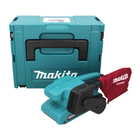 Lijadora de banda Makita 9911 J 650 vatios 76 mm + Makpac