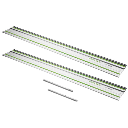 Festool FS 1080/2 Set 2x Führungsschiene 1080 mm ( 2x 491504 ) + 2x Verbindungsstück FSV ( 2x 482107 ) - Toolbrothers