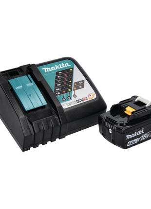 Makita DHP 484 RG1 W perceuse à percussion sans fil 18 V 54 Nm sans balais blanc + 1x batterie 6,0 Ah + chargeur