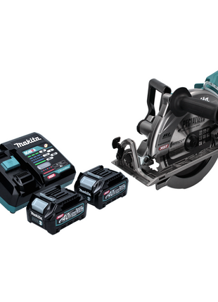 Makita RS 002 GD2 Akku Handkreissäge 40 V max. 260 mm Brushless + 2x Akku 2,5 Ah + Ladegerät