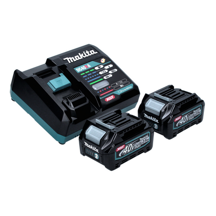 Makita RS 002 GD2 Sega circolare a batteria 40 V max. 260 mm brushless + 2x batteria ricaricabile 2,5 Ah + caricatore