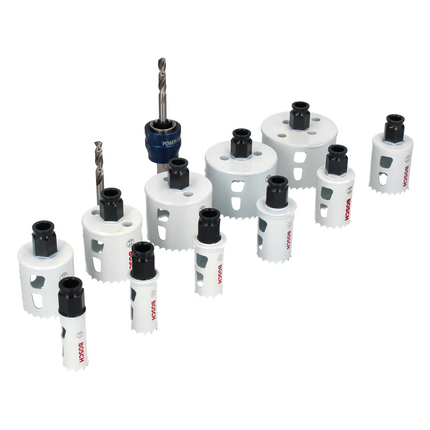 Bosch Progressor for Wood &amp; Metal juego de sierras perforadoras 14 piezas (2608594193) Bimetal HSS