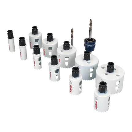 Bosch Progressor for Wood &amp; Metal juego de sierras perforadoras 14 piezas (2608594193) Bimetal HSS