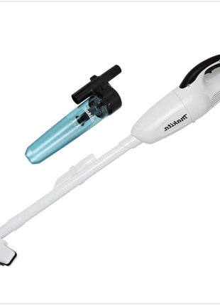 Makita DCL 180 ZW Akku Staubsauger 18 V weiß + 1x Zyklon Abscheidervorsatz - ohne Akku, ohne Ladegerät