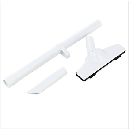 Makita DCL 180 ZW Akku Staubsauger 18 V weiß + 1x Zyklon Abscheidervorsatz - ohne Akku, ohne Ladegerät