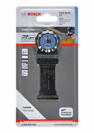 Bosch PAIZ 32 AT Lama per tagli dal pieno MetalMax, 32x50mm, Starlock Plus ( 2608662555 )