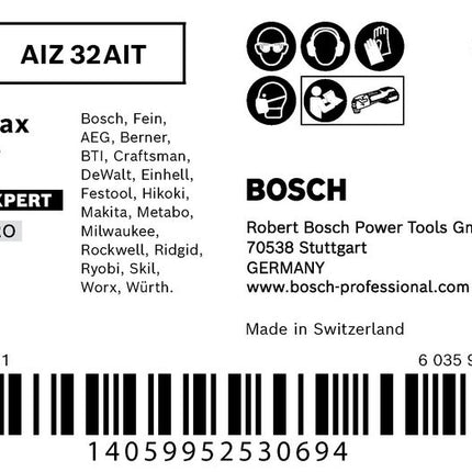 Bosch EXPERT AIZ 32 AIT Tauchsägeblatt Starlock 32 x 40 mm 25 Stk. ( 2608900017 ) für Metall Carbide MetalMax - Nachfolger von 2608662035 - Toolbrothers