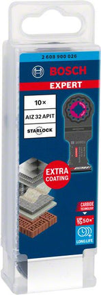 Bosch EXPERT MultiMax AIZ 32 APIT Tauchsägeblatt Starlock 32 x 40 mm 10 Stk. ( 2608900026 ) Carbide Multi Material - Nachfolger von 2608664216