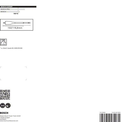 Juego de fresas planas Bosch EXPERT SelfCut Speed 16 - 32 mm 7 pzs. ( 2608900334 ) para madera - sucesor de 2608587009