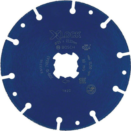 Bosch X-LOCK Diamant Metallscheiben Trennscheibe 125 x 22,23 mm ( 2608900533 ) Expert 1 Stk. für X-LOCK Winkelschleifer - Toolbrothers