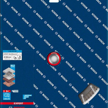 Bosch Expert MultiMaterial Diamant Trennscheibe 350 x 3,3 x 25,40 mm ( 2608900666 ) Diamond Technology für Tischsägen / Benzinsägen