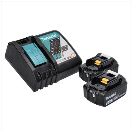 Makita DML 810 RF Lampe LED sans fil 18 / 36 V ( 2 x 18 V ) 5500 lm IP54 + 2 batteries 3,0 Ah + chargeur