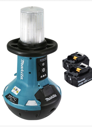 Luz de área LED con batería Makita DML 810 G 18 / 36 V (2 x 18 V) 5500 lm IP54 + 2x batería 6,0 Ah - sin cargador