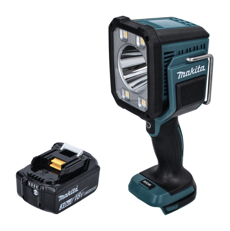 Makita DML 812 F1 Foco LED de mano con batería, lámpara de bolsillo 18 V 1250 lm + 1x batería 3,0 Ah - sin cargador