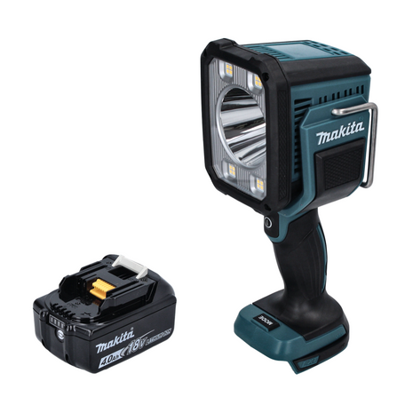 Makita DML 812 M1 lampe de poche projecteur à main LED sur batterie 18 V 1250 lm + 1x batterie 4,0 Ah - sans chargeur