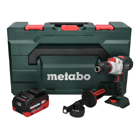 Metabo SB 18 LTX BL I Perceuse-visseuse à percussion sans fil 130 Nm 18 V Brushless + 1x Batterie 8,0 Ah + Coffret MetaBOX - sans chargeur