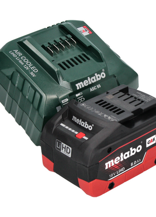 Perceuse à percussion sans fil Metabo SB 18 LTX BL I 18 V 130 Nm sans balais + 1 batterie 8,0 Ah + chargeur + métaBOX