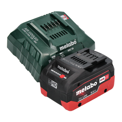 Metabo  SB 18 LTX BL I  Cordless Hammer Drill 130 Nm 18V Brushless + 1x Battery 8.0 Ah + Charger + MetaBOX Case