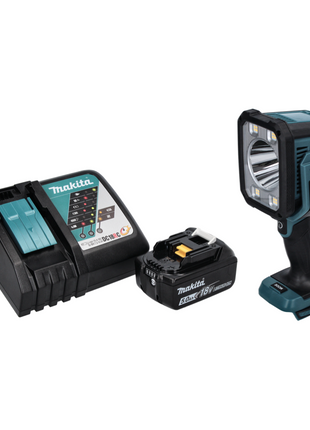 Makita DML 812 RT1 lampe de poche LED à batterie 18 V 1250 lm + 1x batterie 5,0 Ah + chargeur