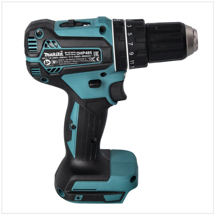 Makita DHP 485 RT1 akumulatorowa wiertarko-wkrętarka udarowa 18 V 50 Nm bezszczotkowa + 1x akumulator 5,0 Ah + ładowarka