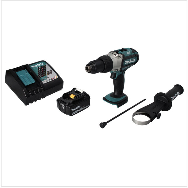 Makita DHP 451 RF1 Cordless Hammer Driver Drill 80 Nm 18V + 1x Battery 3,0 Ah + Charger