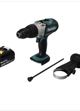 Makita DHP 451 M1 Akku Schlagbohrschrauber 18 V 80 Nm + 1x Akku 4,0 Ah - ohne Ladegerät